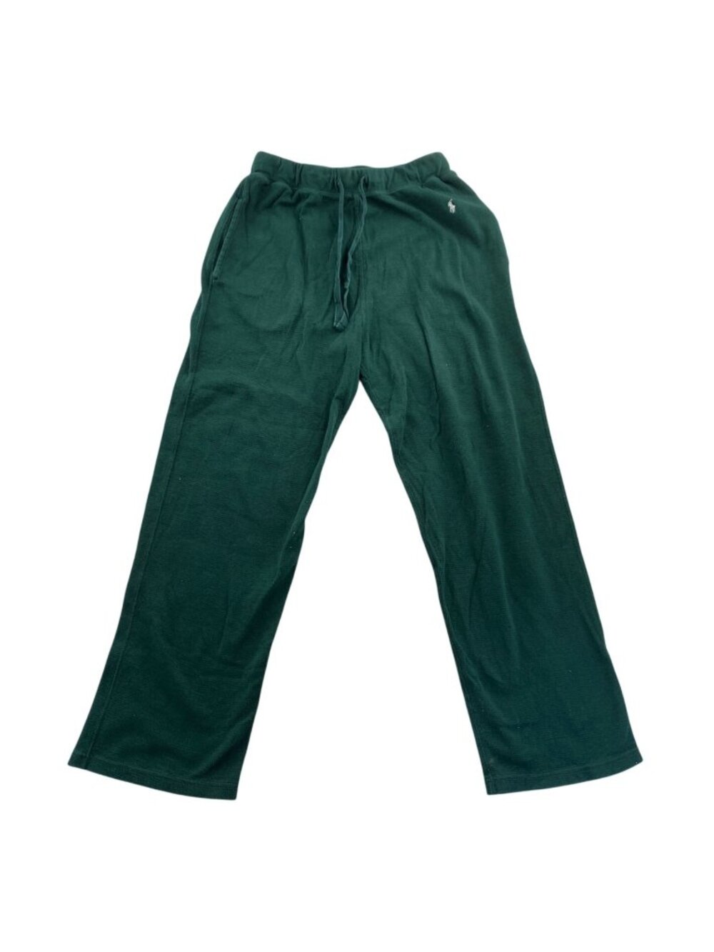 Polo Ralph Lauren Mens Pajama Pants Medium Green Straight 100% Cotton Sleepwear